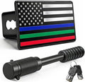 2 Inch American Flag Trailer Hitch Cover Plug by Unknown