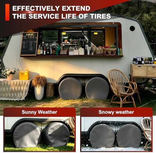 Explore Land Tire Covers 4 Pack Fit Tire Diameters 32-34.75 inch - Image 5