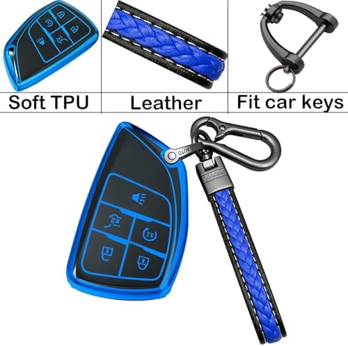 for Chevrolet Key Fob Cover, TPU Protective Key Case - Image 6