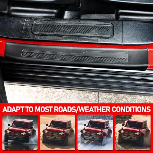 Door Edge Guards for Ford Bronco Accessories 2025 2024 2023 2022 2021 4 Door - Image 4