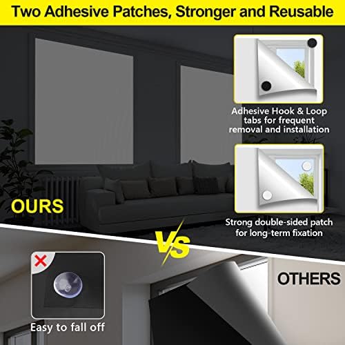 FADOTY 100% Blackout Curtains 2 Pack - Image 4