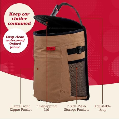 Lusso Gear Spill-Proof Car Trash Can - Image 2