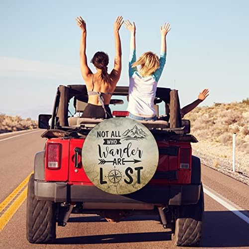 Not All Those Who Wander are Lost Spare Tire Cover Dust-Proof - Image 3
