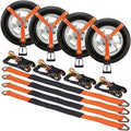 VEVOR Ratchet Tie Down Straps Kit, 5512 LBS Working Load, 11023 LBS Breaking by VEVOR