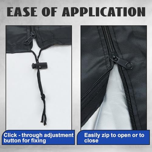 2 Pcs Tire Storage Bags 420d 33" Outdoor Waterproof Holds 4 Tires - Image 3