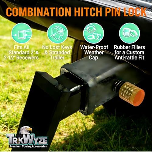 Combination Hitch Pin, Fits 2" & 2-1/2" Receivers, Rust Resistant - Image 6