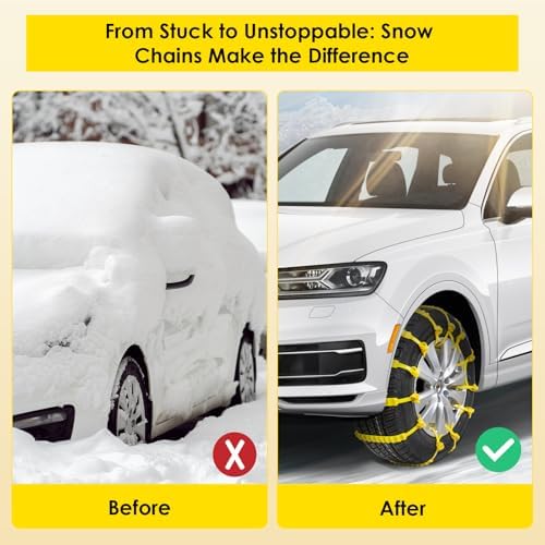Qoosea Snow Chains 12 Pack Tire Chains - Image 7