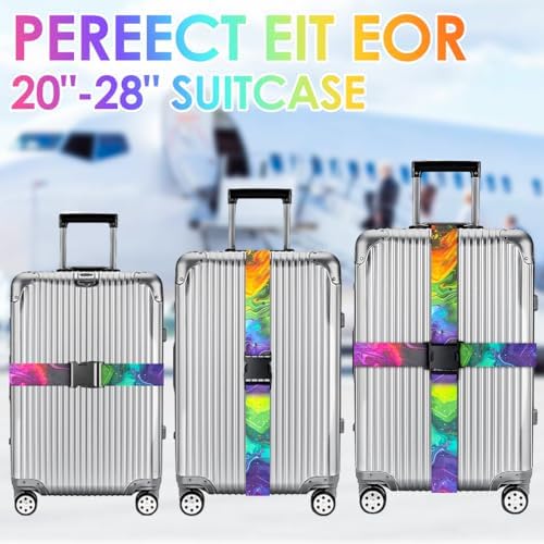 Gutsdoor Luggage Straps for Suitcases Adjustable Travel Belt, Connector Holds - Image 3