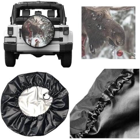 Christmas Funny Animal Spare Tire Cover Universal - Image 5