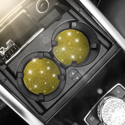 Osilly 2PCS 2.75 Inch Rhinestone Cup Holder Coasters - Image 5