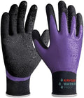 KAYGO Waterproof Work Gloves, Non-Slip Double Latex Coated by KAYGO