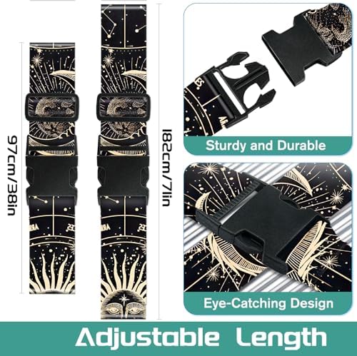 Slohif Luggage Straps for Suitcases Travel Belt Accessories Luggage Connector - Image 2