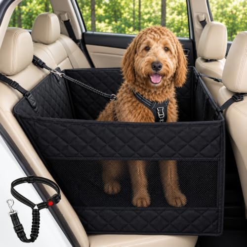 Half Hammock Dog Seat Cover for Back Seat by YoGiPrime
