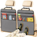 Helteko Back Seat Protector for Car, 2 Pack Premium Kick Mats for Kids by Helteko