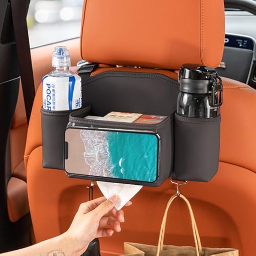 Tumecos Car Seat Back Storage Bag, Car Backseat Organizer by Tumecos