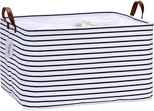 Hinwo 70L Extra Large Canvas Storage Bin by Hinwo