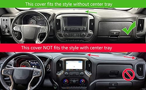 Dash Cover for GMC Sierra/Chevy Silverado 1500 2014-2018 Y32 - Image 2
