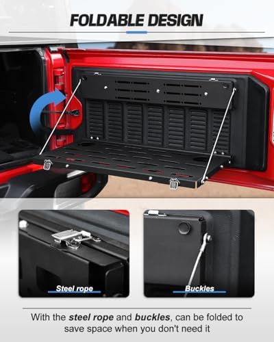 ROADER JL Tailgate Table Foldable Cargo Shelf Fit - Image 5