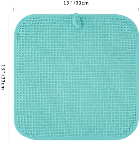 Microfiber Waffle Face Towels, 2 Pieces, Fast Drying, Lint Free 430 GSM - Image 7