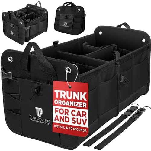 Car Trunk Organizer for SUV & Truck Cargo Storage by TRUNKCRATEPRO