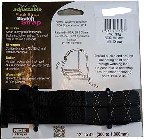 ROK Straps ROK-10358 Black/Reflective 12" - Image 2