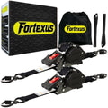 Retractable Ratchet Straps 1'' x 12ft Tie Downs Automatic Retractable Ratchet by Fortexus