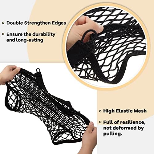 Frienda 2 Pcs Small Cargo Net Boat Storage Mesh Netting, 31.5 X 9.8 Inches - Image 3