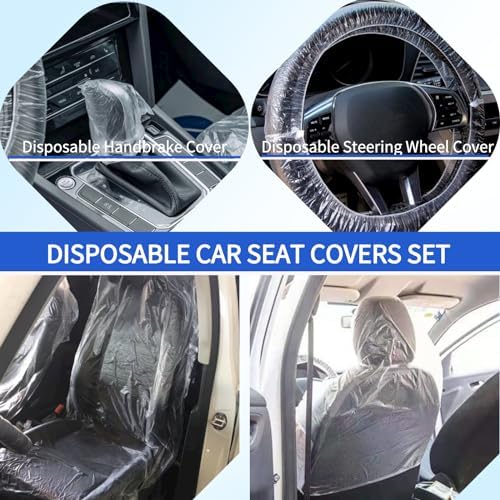 100 PCS Universal Car Disposable Handbrake Cover, Auto Handbrake Protection - Image 5