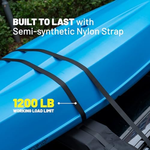 Universal Car Soft Kayak Roof Rack Pads - Image 4