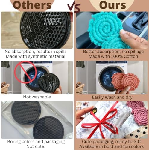 Cotton Car Coasters for Cup Holders, Drink Coaster Holder, Cute cupholder - Image 4