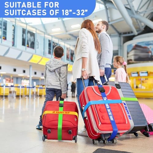 Personalised Luggage Straps for Suitcases, 2 Pieces - Image 6