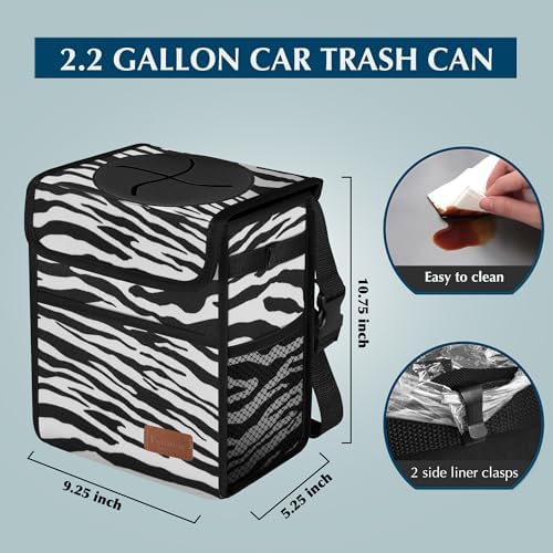 Femuar Car Trash Can with Lid - Image 2