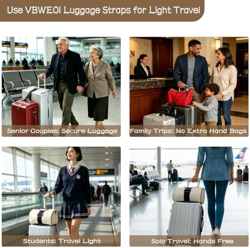 2Pack Adjustable Luggage Straps - Image 6