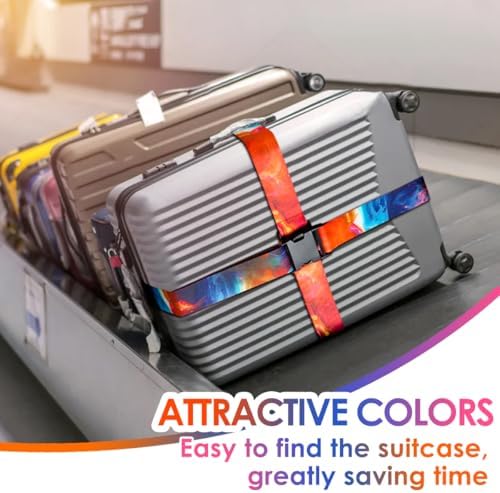 Gutsdoor Luggage Straps for Suitcases Adjustable Travel Belt, Connector Holds - Image 5