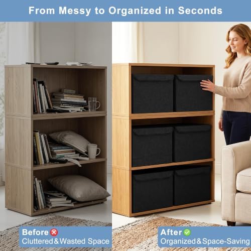 Bagnizer Large 17" 42 Quarts Collapsible Stackable Storage Bins - Image 2