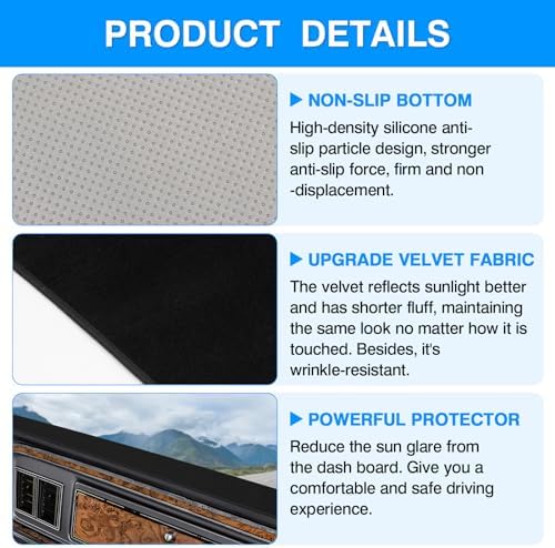 Autorder Dashboard Cover Mat for 1973-1977 1978 1979 Ford - Image 6