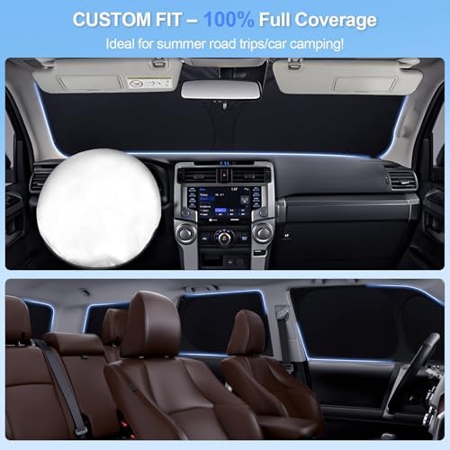 8pcs Car Window Shades for Ford Explorer SUV 2011-2019 Accessories, Windshield - Image 5