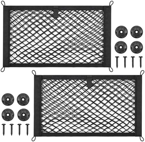 TOBWOLF 2PCS 25x45cm/9.8x17.7in Cargo Storage Net by TOBWOLF