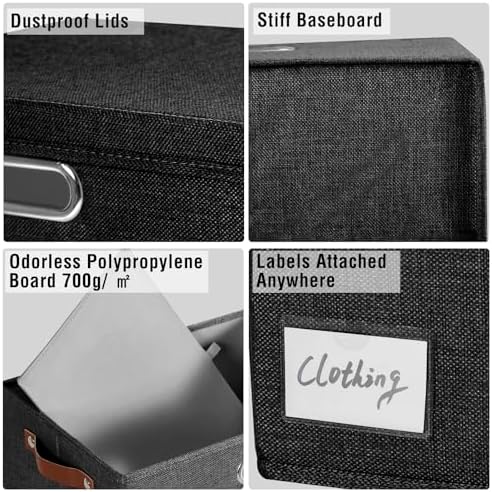 17" Large Fabric Storage Box - Image 5