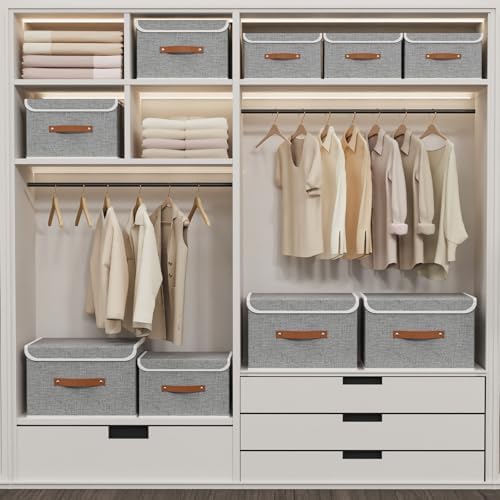 Yawinhe Collapsible Storage Bins, 13.0x9.0x7.9in - Image 2
