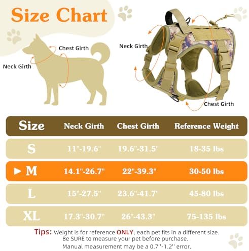 VavoPaw Heavy Duty Tactical Dog Harness - Image 2