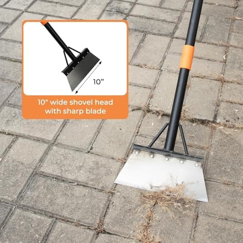 Garden Flat Shovel, Heavy Duty Weeding Tools Gardening, Ice and Snow Removal - Image 3