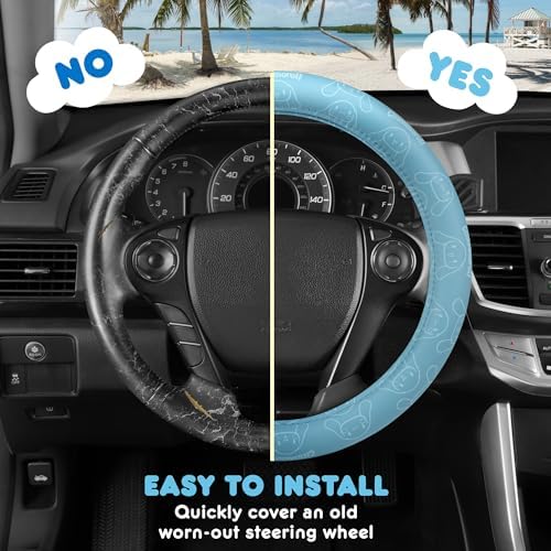 Cinnamoroll Steering Wheel Cover, Official Sanrio Car Steering Wheel Cover - Image 4