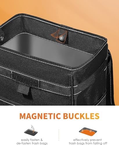 HOTOR Car Trash Can, Leak-Proof Car Organizer - Image 3