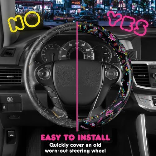Hello Kitty Steering Wheel Cover, Official Sanrio Car Steering Wheel Cover - Image 4