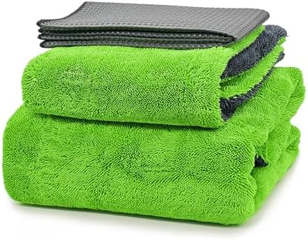 YeewayVeh 3-Pack Drying Towel Set, 1400 GSM Ultra Absorbent by YeewayVeh
