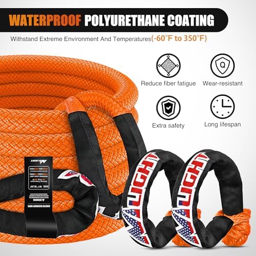 Nilight Kinetic Recovery Tow Rope Kit - Image 6