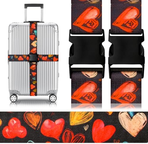 Gutsdoor Luggage Straps for Suitcases Adjustable Travel Belt, Connector Holds by Gutsdoor