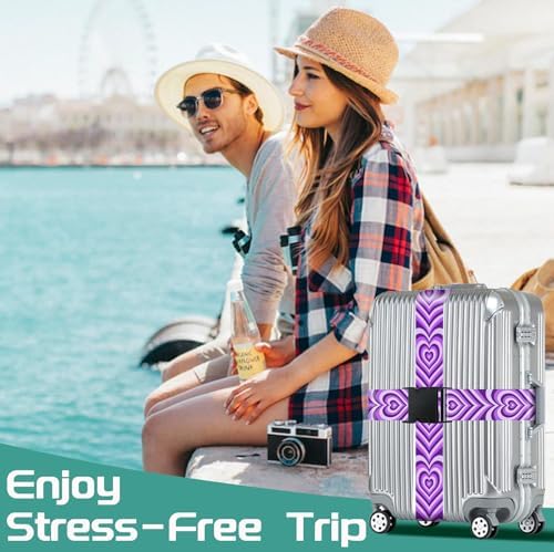 Slohif Luggage Straps for Suitcases Travel Belt Accessories Luggage Connector - Image 7