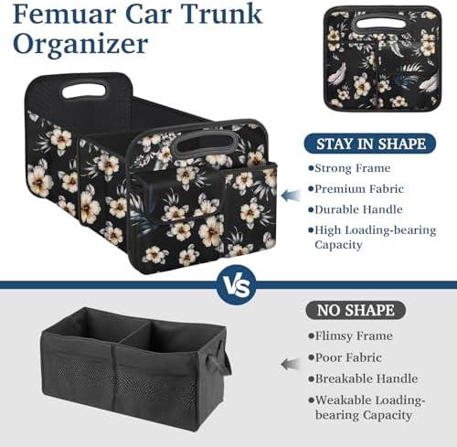 Femuar Car Trunk Organizer, Car Storage Organizer - Image 3